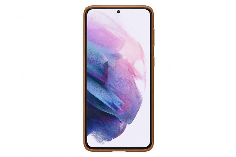 Dėklas VG996LAE odinis dangtelis, skirtas Samsung Galaxy S21 Plus rudas (rudas)