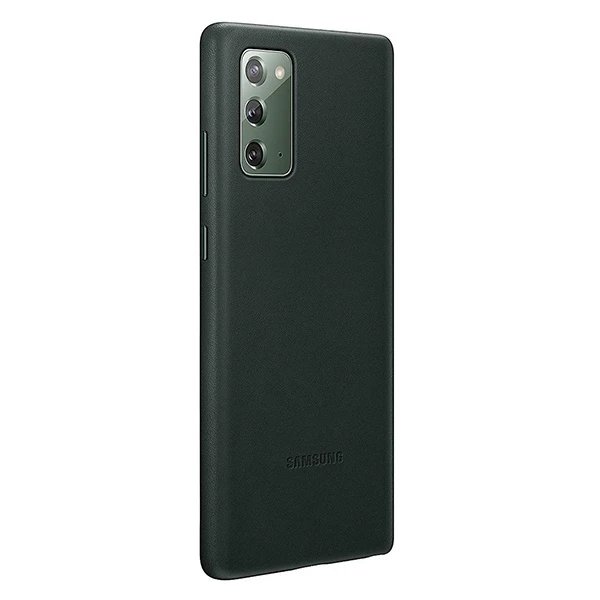 Dėklas Odinis dangtelis Samsung Galaxy Note 20/ Note 20 5G (Žalias)