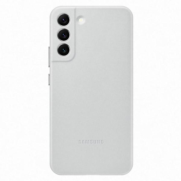 Dėklas VS906LJE odinis dangtelis, skirtas Samsung Galaxy S22 Plus šviesiai pilkas (šviesiai pilkas)