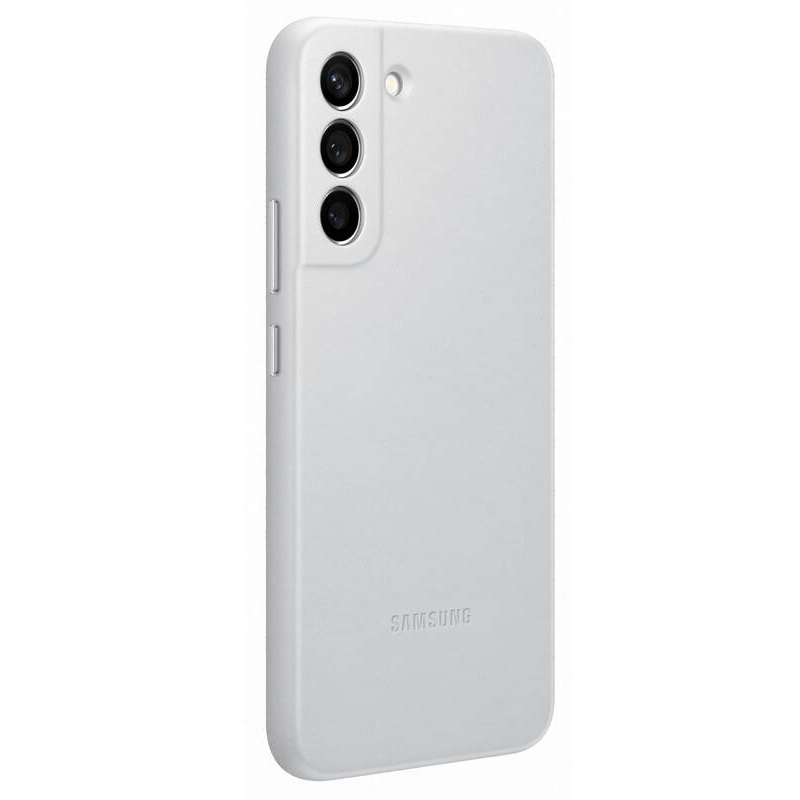 Dėklas VS906LJE odinis dangtelis, skirtas Samsung Galaxy S22 Plus šviesiai pilkas (šviesiai pilkas)