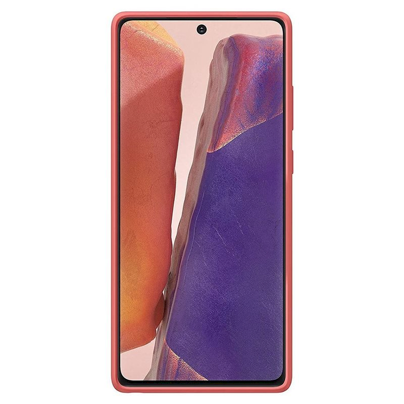 Dėklas Kvadrat dangtelis Samsung Galaxy Note 20/ Note 20 5G, Kvadrat perdirbta medžiaga (Raudona)