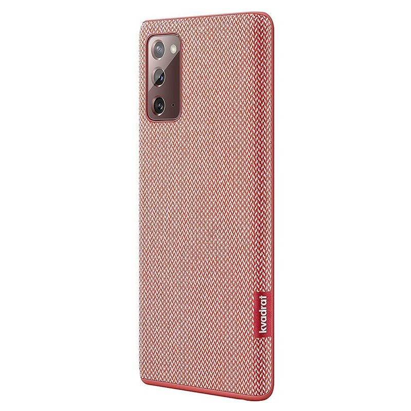 Dėklas Kvadrat dangtelis Samsung Galaxy Note 20/ Note 20 5G, Kvadrat perdirbta medžiaga (Raudona)