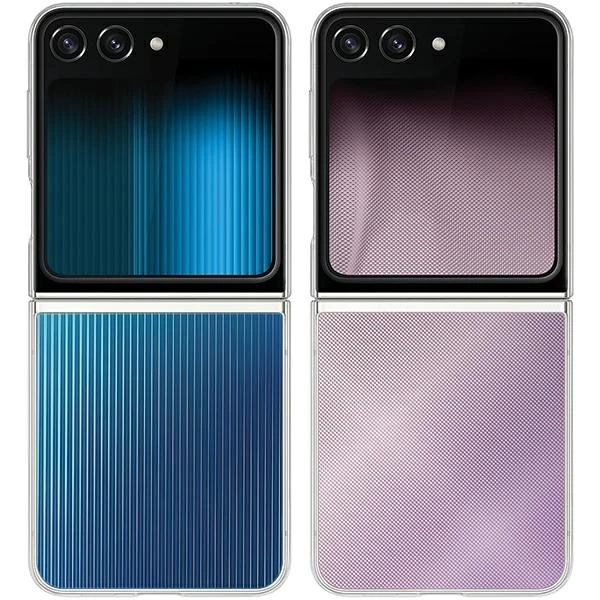 ZF731CTE FlipSuit dėklas, skirtas Samsung Galaxy Flip 5, skaidrus (permatomas)