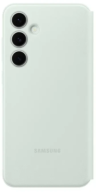Telefono dėklas Samsung Galaxy S24 FE Smart View, mėtinis