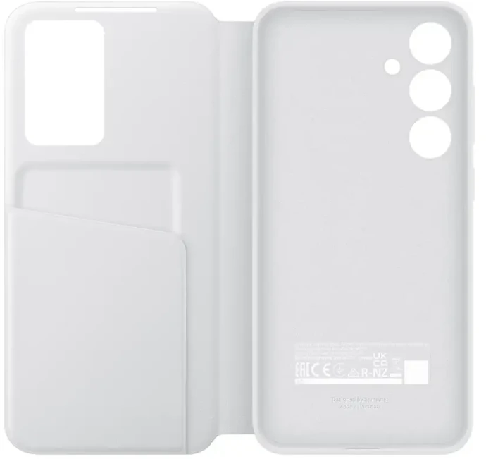 112803 EF-ZS721CWE Samsung Smart View dėklas Galaxy S24 FE baltos spalvos
