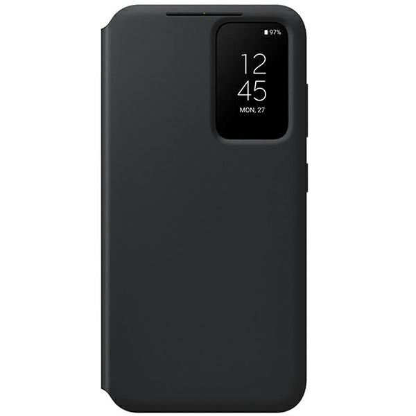 Samsung Galaxy S23+ Smart View piniginės dėklas Juodas