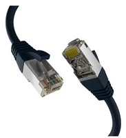 Efb Elektronik M-Cab CAT8.1 Juodas 1M PATCH CORD/RJ45 S/FTP LSZH 40GBIT CU LAN