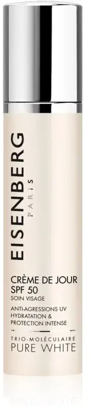 Eisenberg Pure Baltas Day Kreminis SPF 50 dieninis drėkinamasis veido kremas, 50 ml