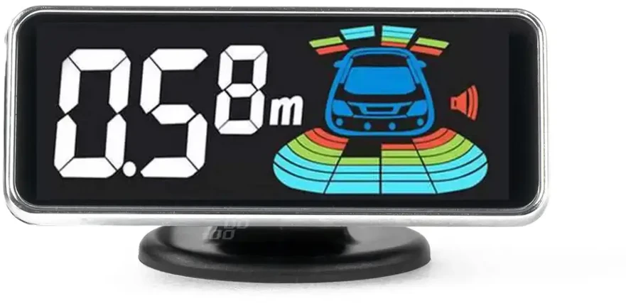 Parkavimo daviklių ekranas 3D LED AMIO-03694
