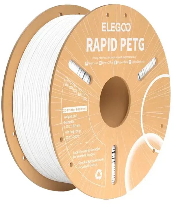 ELEGOO Rapid PETG Filament balta