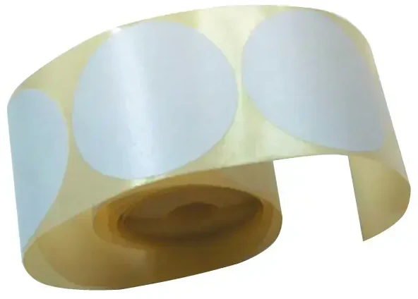 Elfima Lipdukai notariniai 5cm, apvalūs, balti (200) 1117-029