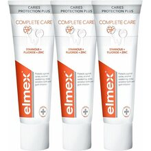 Elmex dantų pasta Caries Protection Plus Complete Care 3 x 75 ml