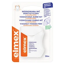 Elmex Waxed mint dantų siūlas 1 vnt - 50 m