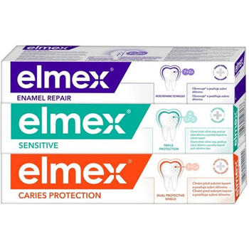 Elmex Mix Trio dantų pastos rinkinys 3 x 75 ml