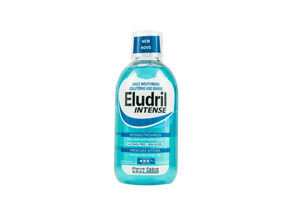 Eludril, Burnos skalavimo skystis, Intensyvus gaivumas, 500 ml