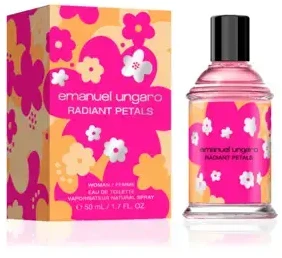 Emanuel Ungaro Radiant Petals EDT tualetinis vanduo moterims, 50 ml