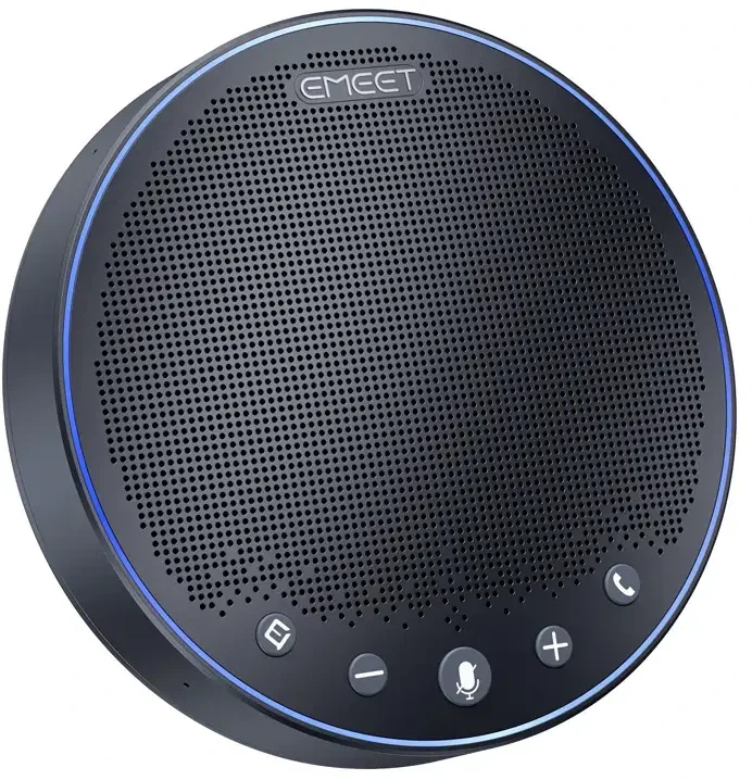 Konferencijų garsiakalbis - Emeet OfficeCore M3 (4 mikrofonai, 360° garsas, 5200 mAh, USB-C, Bluetooth, 3.5 mm)