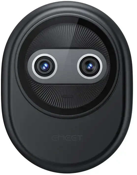 Web kamera - EMEET Piko 4K Dual-Lens AI Autofocus, 3 Mikrofonai, Plug-and-Play, Juoda