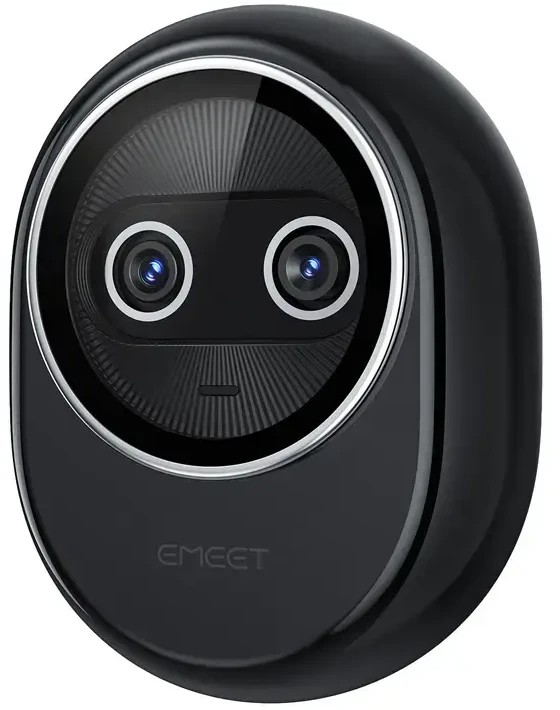 Webcam - Emeet Piko+ 4K dviejų objektyvų, AI automatinis fokusavimas, triukšmo slopinimo mikrofonai, juoda