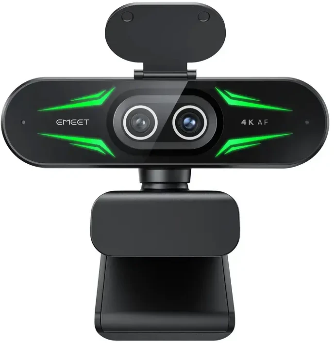 Kameros - EMEET SmartCam C60E 4K dviguba (USB-C, 30 kadrų per sekundę, triukšmą slopinantys mikrofonai)