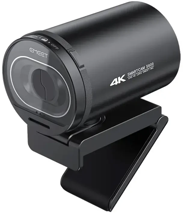 Kameros - EMEET SmartCam S600 4K Ultra HD, autofokusas, dvigubi mikrofonai, juoda