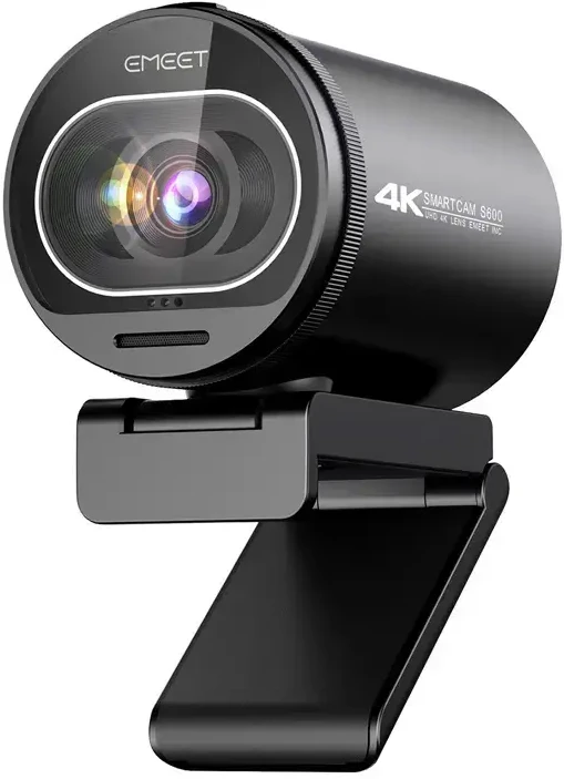Kameros - EMEET SmartCam S600 4K Ultra HD, autofokusas, dvigubi mikrofonai, juoda