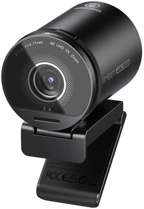 Kameros - EMEET SmartCam S800 4K UHD, AI automatinis fokusavimas, dvigubi mikrofonai, 40°-73° FOV