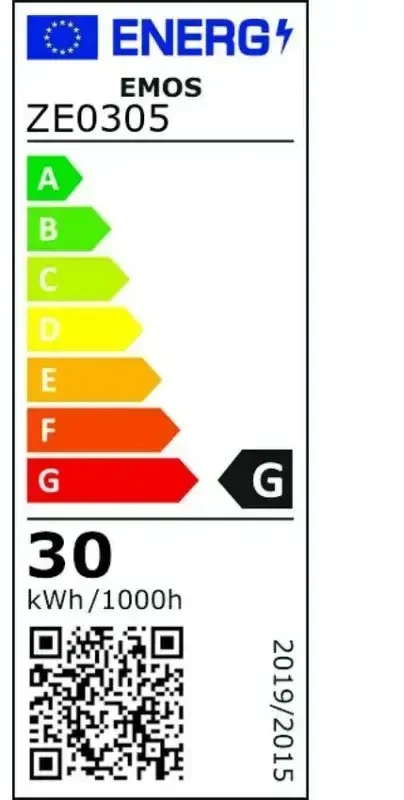 Emos Halogeninė lemputė G9 30W 230V šiltai balta 300°C