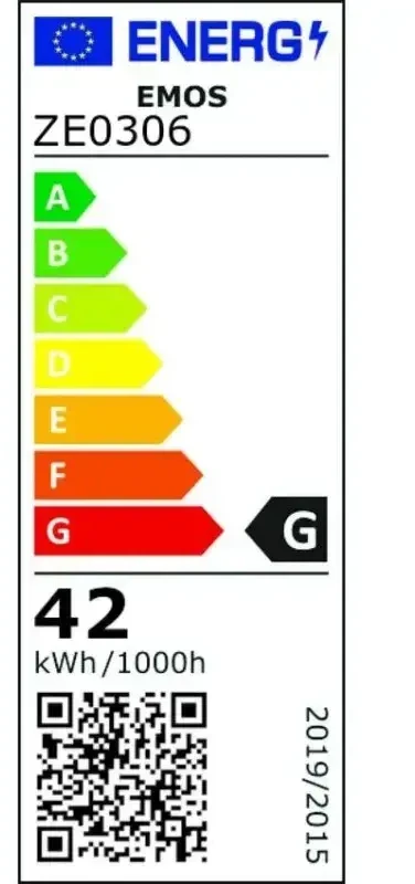 Emos Halogeninė lemputė G9 42W 230V šiltai balta 300°C
