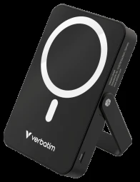 Powerbank Verbatim Charge n Go 10000mAh su stoveliu Magnetic Wireless juodos spalvos 32264
