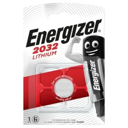 Energizer CR2032 ličio baterija vieneto pakuotėje