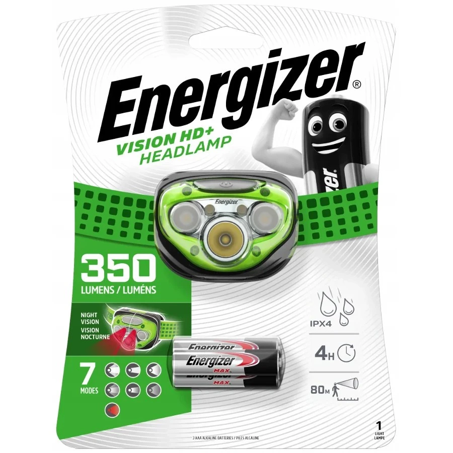 Prožektorius ant galvos Energizer Vision HD+