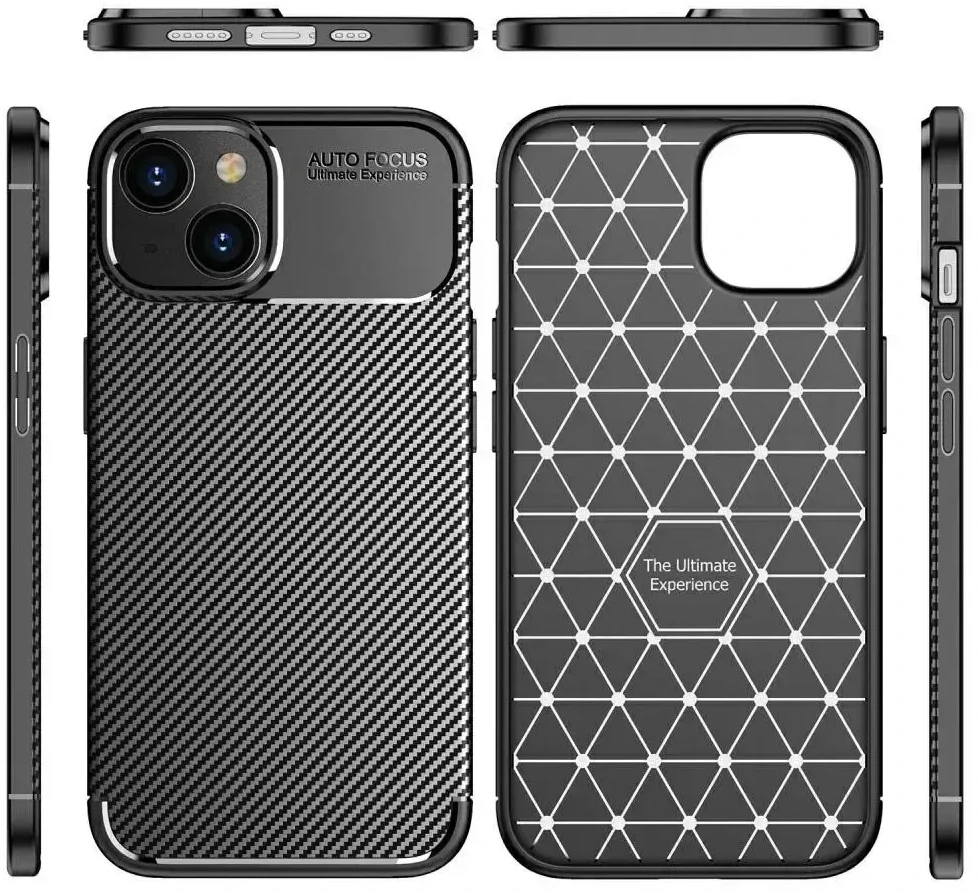 Enviro "Carbon Silikoninis dėklas Samsung Galaxy S24 Plus" Juodas