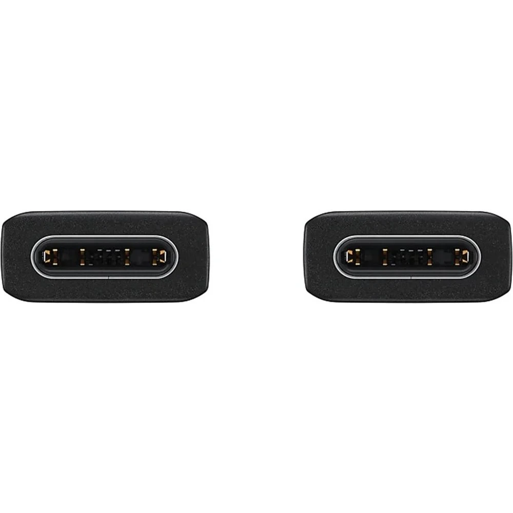 112803 EP-DW767JBE Samsung USB-C/USB-C duomenų kabelis 3A 1.8m juodos spalvos (OOB Bulk)