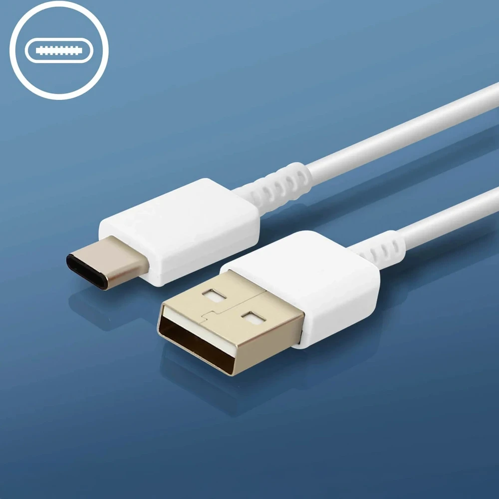 112803 EP-TA200EWE + EP-DR140AWE Samsung 15W Kelioninis kroviklis + USB-C Data kabelis balos spalvos (OOB Bulk)