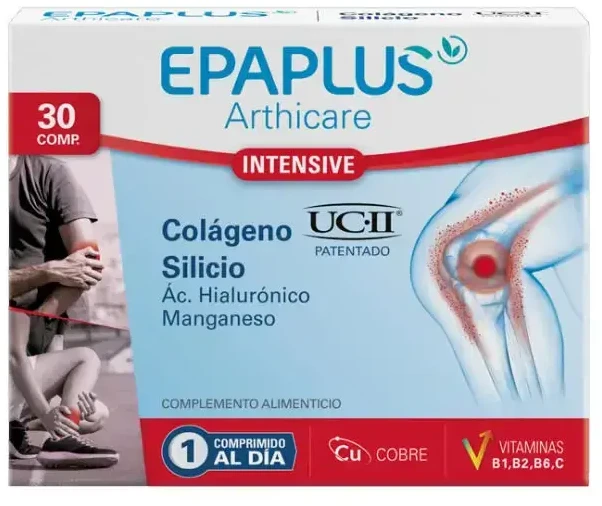 Epaplus Kolagenas UC-II Siliconas Hialuronas ir Magnesijus 30 tablečių