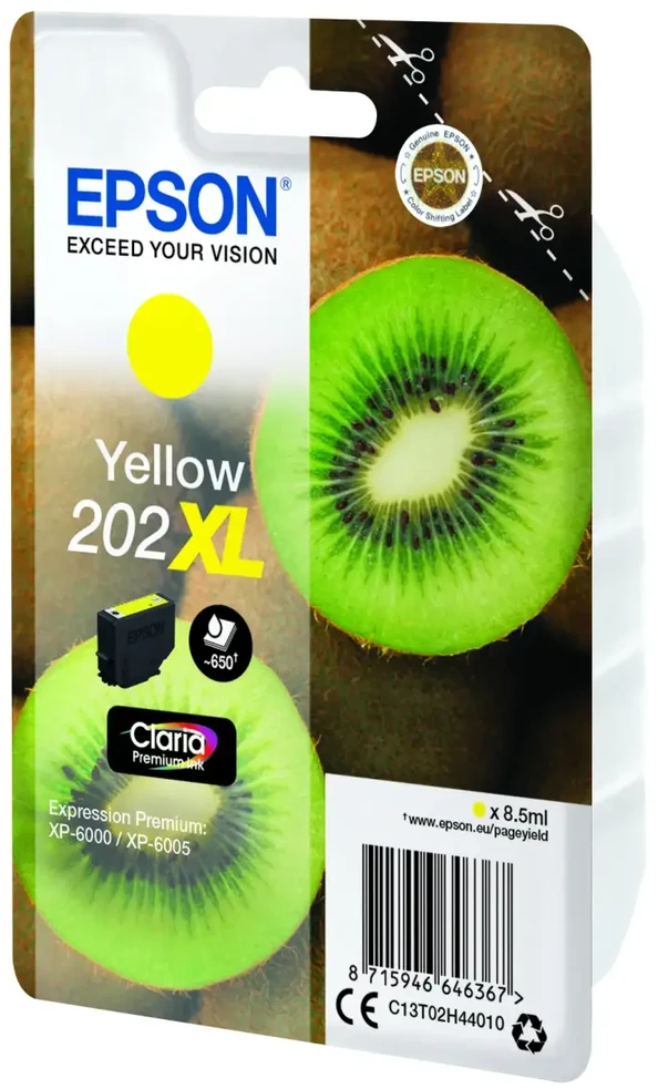 Epson 202XL rašalas (geltonas)