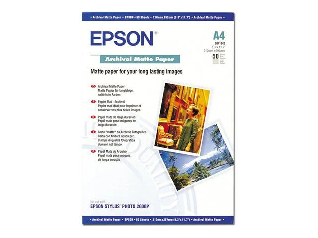 Epson Archival, DIN A4, 192 g/m² fotopopierius