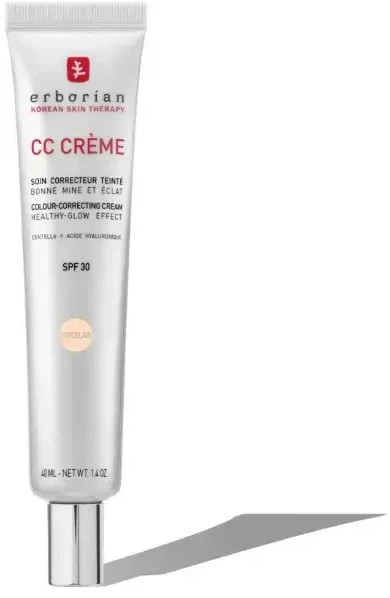 Erborian CC kremas spalvų korekcijai SPF30 porcelianas 40ml