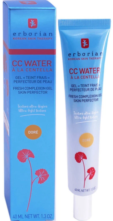 Erborian Cc Vanduo A La Centella Golden Skin Perfecting Gel raminantis ir drėkinantis veido gelis 40ml