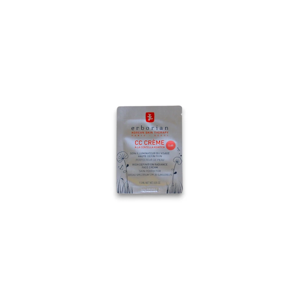 Erborian, Erborian, Švytėjimo suteikiantis, CC Kreminis, Clair, SPF 25, 1,5 ml *Mėginėlis
