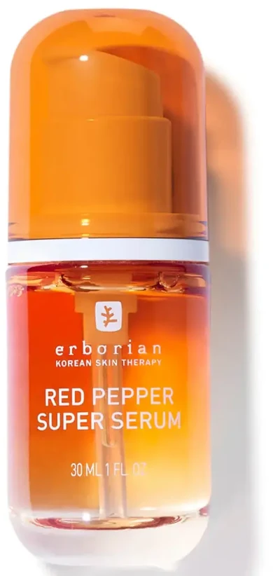Erborian Raudona Pepper Super Serúm drėkinantis veido serumas 30ml