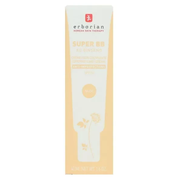 BB veido kremas Erborian Super BB su ženšeniu Nude 40ml