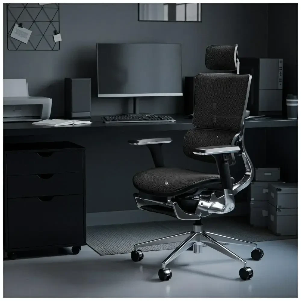 Ergonominė žaidimų/biuro kėdė Diablo V-Master, Juoda