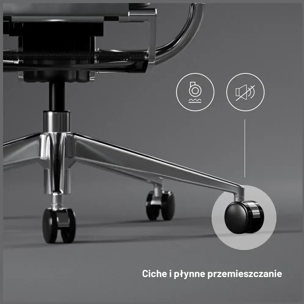 Ergonominė žaidimų/biuro kėdė Diablo V-Master, Juoda