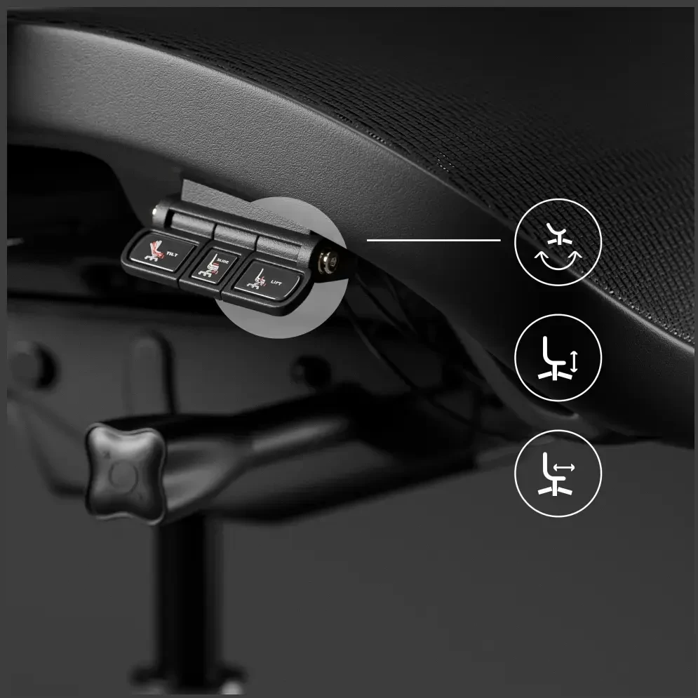 Ergonominė kėdė  DIABLO V-COMMANDER, Juodos spalvos