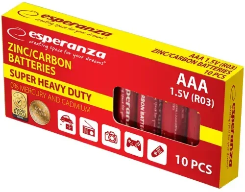 Esperanza EZB204 R03-10BB (AAA) Blister Pack 10pcs