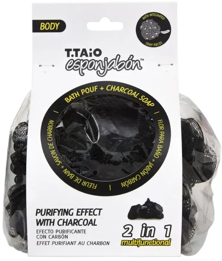 Esponjabon Charcoal Purifying Soap & Sponge 2-In-1