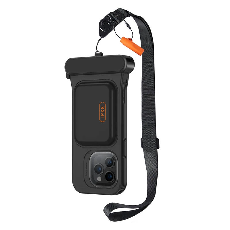 ESR Vandeniui atsparus iPhone 15 Pro/14 Pro/13 Pro dėklas (juodas)
