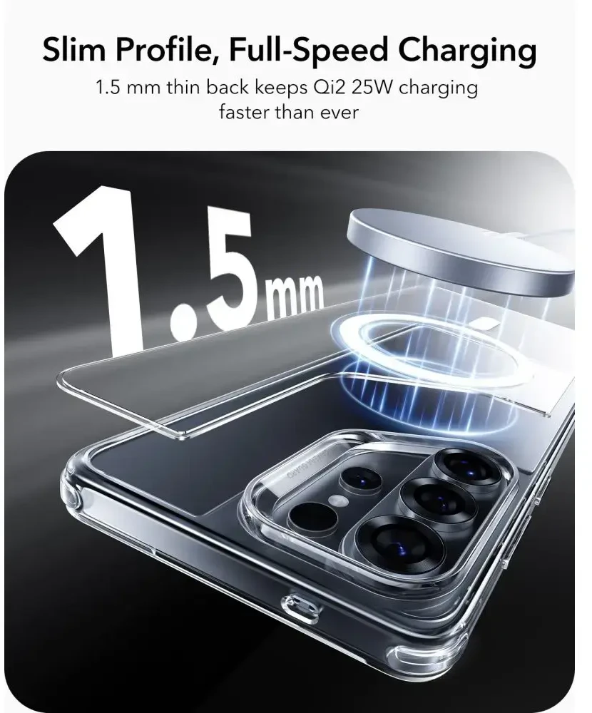 Dėklas ESR Classic Hybrid MagSafe Samsung Galaxy S26 Ultra skaidrus